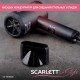 Фен SCARLETT SC-HD70I38, 2000 Вт, 2 скорости, 3 температурных режима, ионизация, черный/бордовый