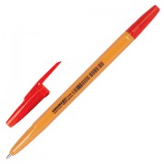Ручка шариковая CORVINA (Италия) '51 Vintage', КРАСНАЯ, корпус оранжевый, узел 1 мм, линия письма 0,7 мм, 40163/03G