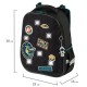 Ранец BRAUBERG PREMIUM, 2 отделения, с брелком, 'Space mission', LED ЛАМПОЧКИ, 38х29х16 см, 270599