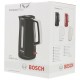 Чайник BOSCH TWK3A013, 1,7 л, 2400 Вт, закрытый нагревательный элемент, пластик, черный