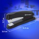 Степлер №24/6, 26/6 BRAUBERG 'Standard+', до 30 листов, черный, 228608