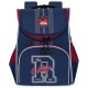 Ранец GRIZZLY школьный, с сумкой для обуви, анатомическая спинка, 'College', 33x25x13 см, RAm-085-1 /2