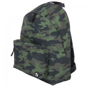 Рюкзак BRAUBERG, универсальный, сити-формат, 'Зеленый камуфляж', 20 литров, 41х32х14 см, 228860
