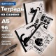 Тетрадь А5 96 л. BRAUBERG, на сшивке с корешком, клетка, обложка картон, 'Кот-Непоседа', 405292