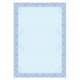 Сертификат-бумага для лазерной печати BRAUBERG, А4, 25 листов, 115 г/м2, 'Голубая сеточка', 122618