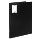 Папка на 4 кольцах БОЛЬШОГО ФОРМАТА А3, ВЕРТИКАЛЬНАЯ, 30 мм, до 250 листов, черная, 0,8 мм, STAFF, 274004