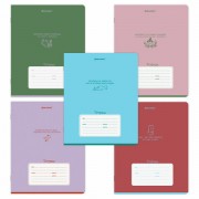 Тетради ДЭК 24 л. КОМПЛЕКТ 10 шт. BRAUBERG, линия, обложка картон, 'PHRASES', 107347