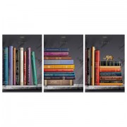 Тетрадь А4, 96 л., HATBER, скоба, клетка, матовая ламинация, 3D-фольга, 'Золотые страницы' (микс), 094519, 96Т4лофВ1