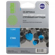 Картридж струйный CACTUS (CS-EPT0922) для EPSON Stylus C91/CX4300/T26/T27/TX106, голубой