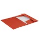 Папка на резинках BRAUBERG 'Office', красная, до 300 листов, 500 мкм, 227711
