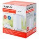 Чайник электрический с двойными стенками SONNEN KT-8719W, 1,5 л, 2200 Вт, белый, 454691