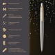 Ручка шариковая PARKER 'Jotter Core Stainless Steel GT', ежедневник А5 красный, пакет, 880888