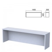 Надстройка для стола 'Арго', шириной 1400 мм, серый