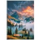 Тетрадь А4 96 л. STAFF 'College' гребень, клетка, офсет №2 ЭКОНОМ, обложка картон, ПРИРОДА, 405619