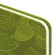 Еженедельник датированный 2026 МАЛЫЙ ФОРМАТ 95х155 мм, А6, BRAUBERG 'Foliage', под кожу, зеленый, 117198
