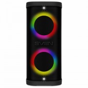 Колонка портативная SVEN PS-950, 160 Вт, TWS, Bluetooth, FM, USB, microSD, LED-дисплей, черная, SV-022396