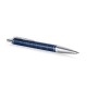 Ручка шариковая PARKER 'IM Midnight Astral CT', корпус темно-синий, хромированные детали, синяя, 2074150