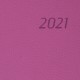 Ежедневник датированный 2021 А5 (138х213 мм) BRAUBERG 'Stylish', кожзам, розовый, 111441