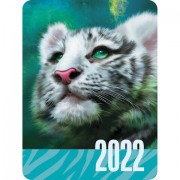 Календарь карманный на 2022 год, 70х100 мм, 'Год тигра-тигрята', HATBER, Кк7