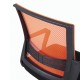 Кресло BRABIX ' Balance MG-320', с подлокотниками, комбинированное черное/оранжевое, 531832