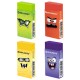 Ластик кросс-серия МОНСТРИКИ, 50х24х10 мм, прямоугольный, картонный держатель, ассорти, ЭКО ПВХ, BRAUBERG, 273236