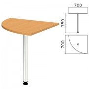 Стол приставной угловой 'Монолит', 700х700х750 мм, цвет бук бавария (КОМПЛЕКТ)