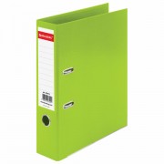 Папка-регистратор BRAUBERG 'EXTRA', 75 мм, салатовая, двустороннее покрытие пластик, металлический уголок, 228576