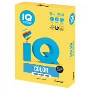 Бумага цветная IQ color, А4, 80 г/м2, 100 л., интенсив, канареечно-желтая, CY39