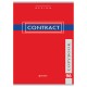 Тетрадь А4, 96 л., BRAUBERG скоба, клетка, обложка картон, 'CONTRACT', 400521