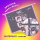Папка для тетрадей ЮНЛАНДИЯ А4, 1 отделение, пластик, на молнии, 'Anime dreamer', 273349