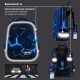 Ранец BRAUBERG PREMIUM, 2 отделения, с брелком, 'Digital lava', СВЕТЯЩИЙСЯ, 38х29х16 см, 272015