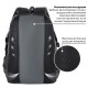 Рюкзак BRAUBERG URBAN универсальный, 2 отделения, 'MainStream 1', серо-синий, 45х32х19 см, 224445
