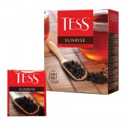 Чай TESS (Тесс) 'Sunrise', черный цейлонский, 100 пакетиков по 1,8 г, 0918-09