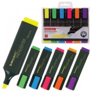 Набор текстовыделителей 6 ЦВЕТОВ, BRAUBERG 'ORIGINAL', линия письма 1-5 мм, 151690