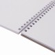 Скетчбук, белая бумага 120 г/м2, 145х205 мм, 40 л., гребень, жёсткая подложка, BRAUBERG ART 'DEBUT', 110988