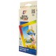 Карандаши цветные ЛУЧ 'Школа Творчества', 12 цветов, трёхгранные, натуральное дерево, 30С 1806-08