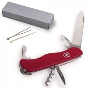 Подарочный нож VICTORINOX 'Picknicker', 111 мм, складной, с фиксирующимся лезвием, красный, 11 функций, 0.8853