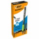 Ручка стираемая гелевая с грипом BIC 'Gelocity Illusion', ЧЕРНАЯ, корпус черный, линия 0,3 мм, 516523