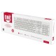 Клавиатура проводная SMARTBUY ONE 238, USB, 104 клавиши, белый, SBK-238U-W