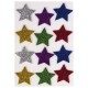 Наклейки из EVA 'Звезды', 12 шт., блестящие, ассорти, ОСТРОВ СОКРОВИЩ, 661452