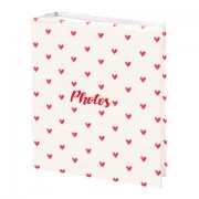Фотоальбом BRAUBERG 'Cute hearts' на 200 фото 10х15 см, твердая обложка, 391427
