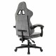 Кресло компьютерное BRABIX 'Shooter GM-123', 2 подушки, ткань, серое, 533192