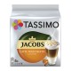Кофе в капсулах JACOBS 'Latte Macchiato Caramel' для кофемашин Tassimo, 8 шт. х 7 г + капсулы с молоком 8 шт. х 26,5 г, 8052186