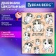 Дневник 1-11 класс 48л, кожзам (твердая), брелок, BRAUBERG, Мемы Коты, 107646
