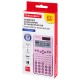 Калькулятор инженерный BRAUBERG SC-991ES-PLUS-PK (164х80 мм), 552 функции, 10+2 разряда, РОЗОВЫЙ, 272654