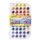 Краски акварельные ЮНЛАНДИЯ 'ДОМИКИ', 48 цветов, круглые кюветы 23 мм, пенал, 192634