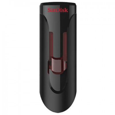 Флеш-диск 16 GB, SANDISK Cruzer Glide, USB 2.0, черный, SDCZ60-016G-B35