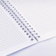 Тетради ДЭК А4 96 л. КОМПЛЕКТ 2 шт., BRAUBERG, гребень, клетка, 80 г/м2, Soft-Touch, 'Minimal', 405585