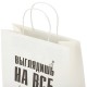 Пакет подарочный (1 штука) 26х13х32 см (L) 'Выглядишь на все 100', крафт, ЗОЛОТАЯ СКАЗКА, 700847