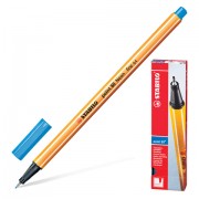 Ручка капиллярная STABILO 'Point 88', УЛЬТРАМАРИН, корпус оранжевый, линия письма 0,4 мм, 88/32